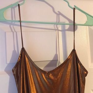 Nasty Gal Dresses - Copper spaghetti strap dress Nasty Gal Dresses - Copper spaghetti strap dress